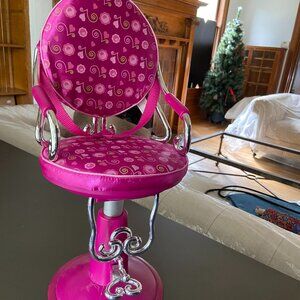 American Girl Salon Chair, American Gi rl Barber Chair,  American Girl Chair